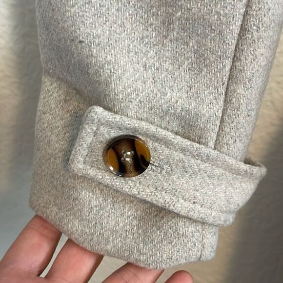 AVEC LES FILLES Belted Envelope Collar Coat Size XL. NWT - Picture 5 of 6